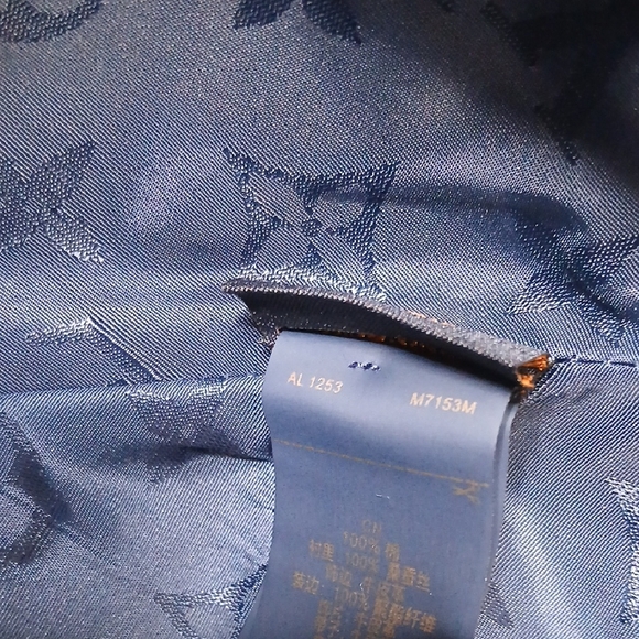 Louis Vuitton Denim and Leather Flower Cap